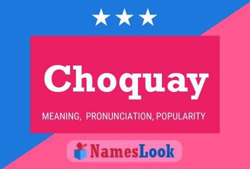 Poster del nome Choquay