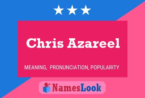 Poster del nome Chris Azareel