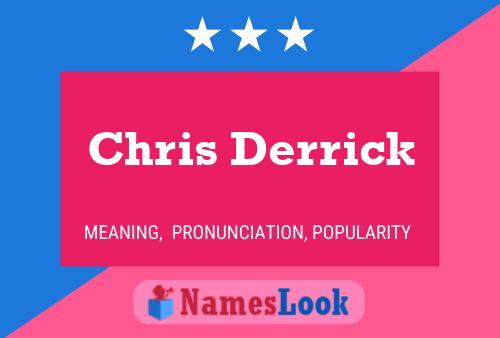 Poster del nome Chris Derrick