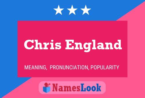 Poster del nome Chris England