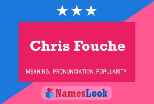 Poster del nome Chris Fouche