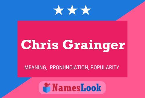 Poster del nome Chris Grainger