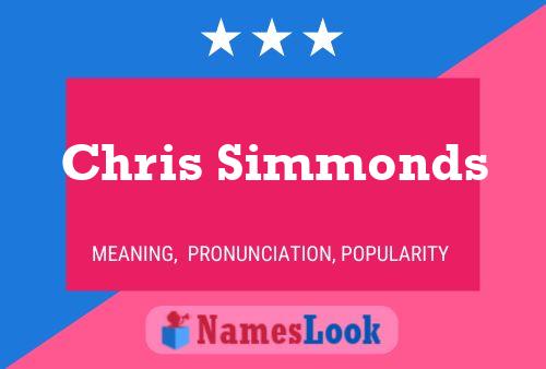 Poster del nome Chris Simmonds