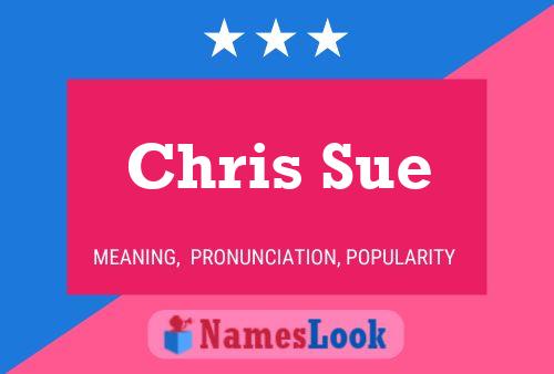 Poster del nome Chris Sue