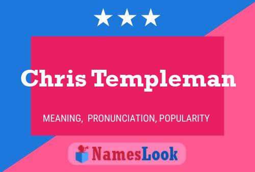 Poster del nome Chris Templeman