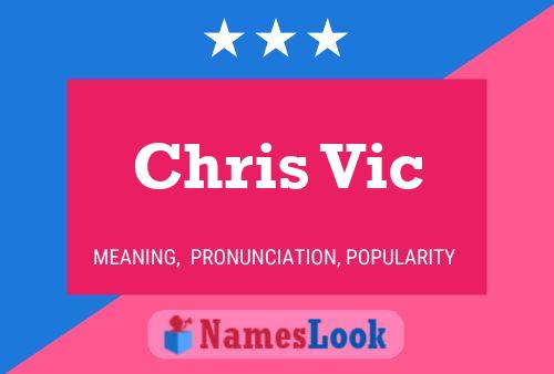 Poster del nome Chris Vic