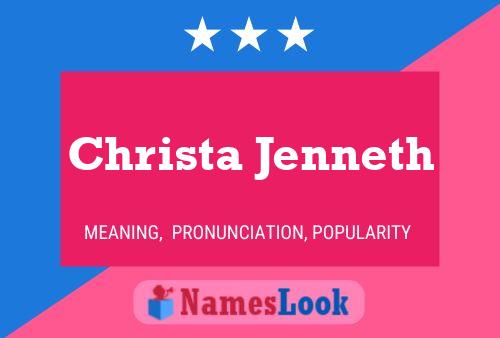 Poster del nome Christa Jenneth