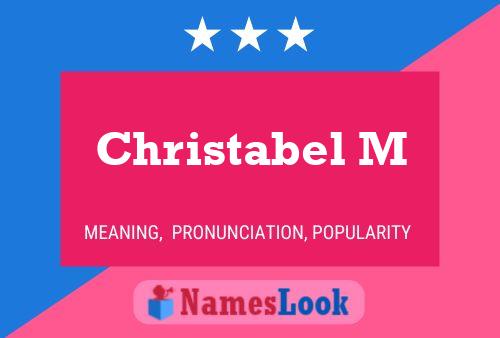 Poster del nome Christabel M