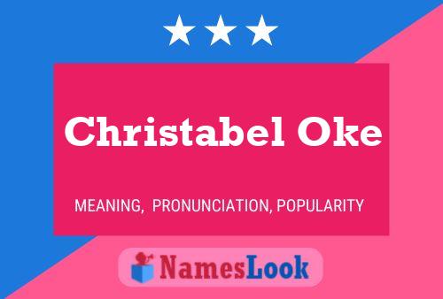 Poster del nome Christabel Oke