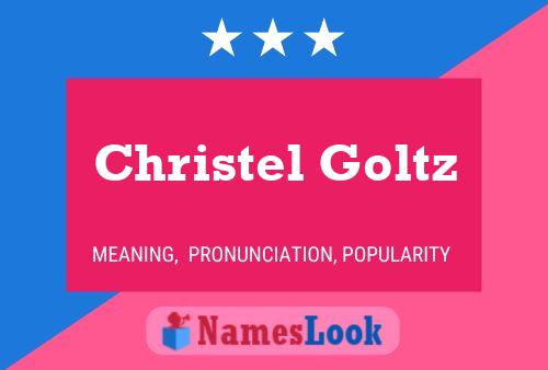 Poster del nome Christel Goltz