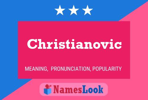 Poster del nome Christianovic