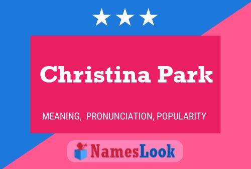 Poster del nome Christina Park