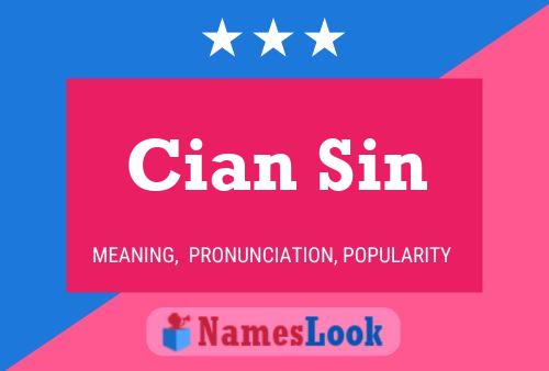 Poster del nome Cian Sin