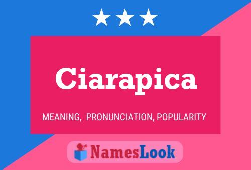 Poster del nome Ciarapica