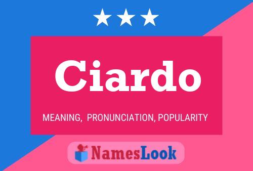 Poster del nome Ciardo