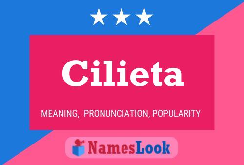 Poster del nome Cilieta