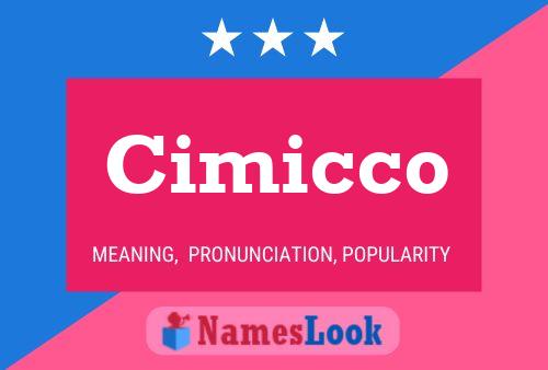 Poster del nome Cimicco