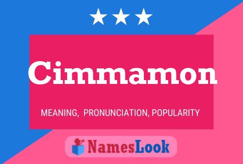 Poster del nome Cimmamon