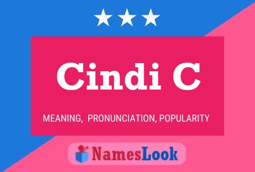 Poster del nome Cindi C