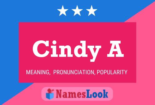 Poster del nome Cindy A