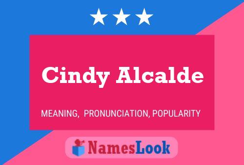 Poster del nome Cindy Alcalde