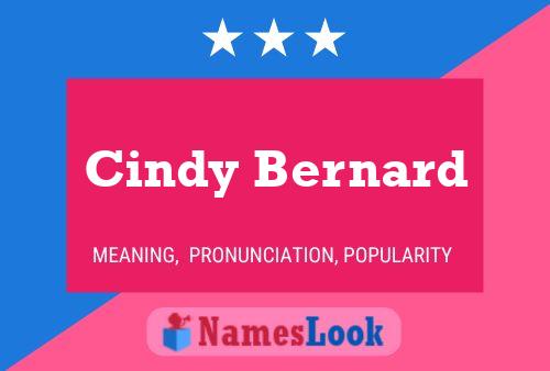 Poster del nome Cindy Bernard