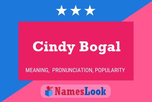 Poster del nome Cindy Bogal