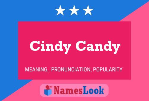 Poster del nome Cindy Candy