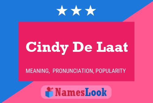 Poster del nome Cindy De Laat