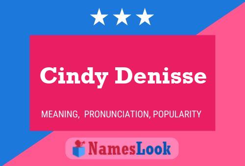 Poster del nome Cindy Denisse