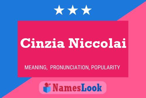 Poster del nome Cinzia Niccolai