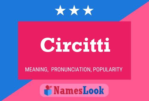 Poster del nome Circitti