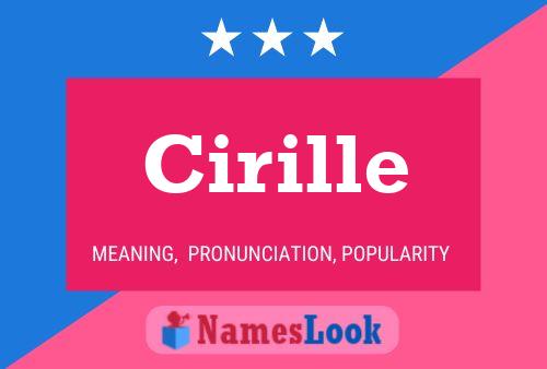 Poster del nome Cirille