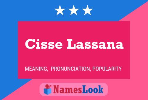 Poster del nome Cisse Lassana