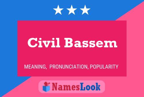 Poster del nome Civil Bassem