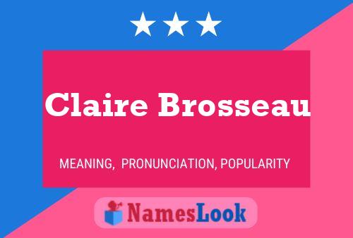 Poster del nome Claire Brosseau