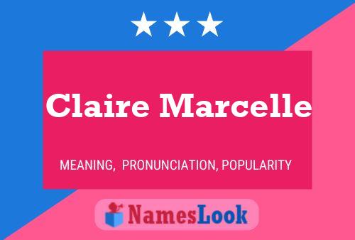 Poster del nome Claire Marcelle