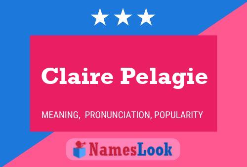 Poster del nome Claire Pelagie