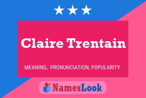 Poster del nome Claire Trentain