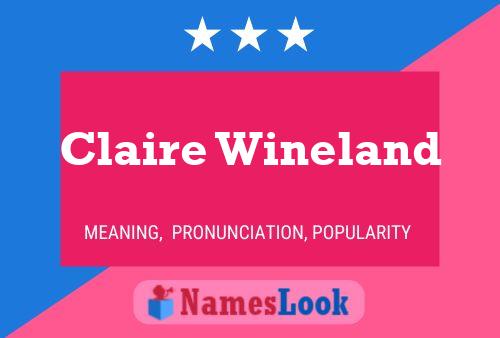 Poster del nome Claire Wineland