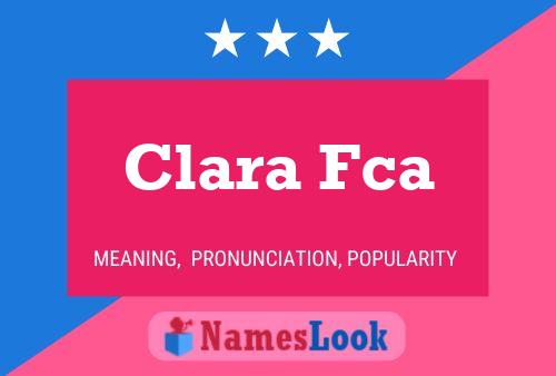 Poster del nome Clara Fca