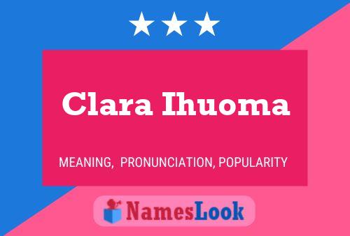 Poster del nome Clara Ihuoma