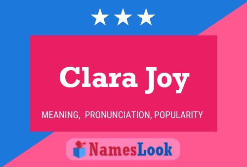 Poster del nome Clara Joy