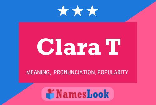 Poster del nome Clara T