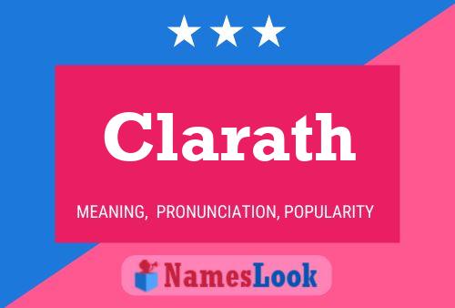 Poster del nome Clarath