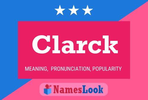 Poster del nome Clarck