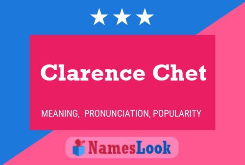 Poster del nome Clarence Chet