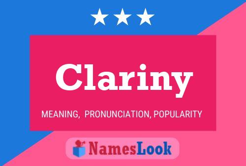 Poster del nome Clariny