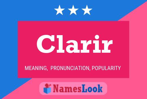 Poster del nome Clarir