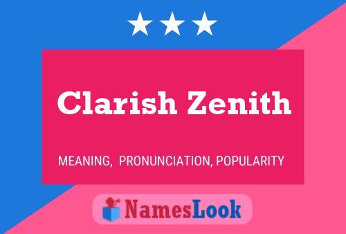 Poster del nome Clarish Zenith